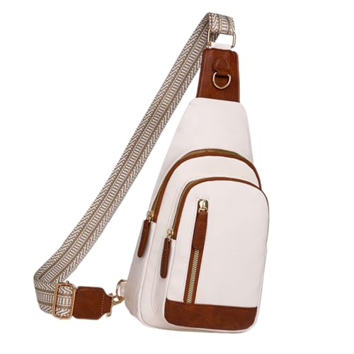 Vintage Multifunktionale Damen Brusttasche Mit Verstellbarem Riemen Und Mehreren Taschen Pack Umhängetasche von LIbgiubhy