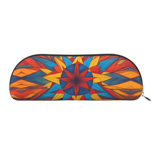 LJABCVNN Buntes Federmäppchen mit Sternenmuster für Jungen und Mädchen, für Schule, Büro, Reisen, Schulanfang, silber, Einheitsgröße, Koffer von LJABCVNN