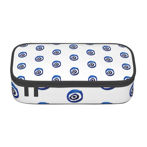 LJABCVNN Evil Eyes. Bedrucktes multifunktionales Federmäppchen, Schreibwaren-Organizer-Box für Damen und Herren von LJABCVNN