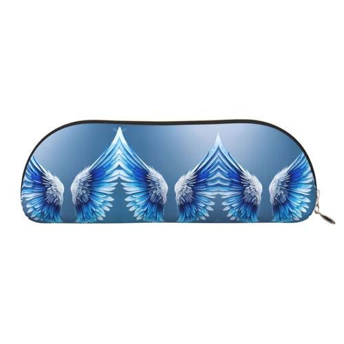 LJABCVNN Federmäppchen mit Engelsflügel-Aufdruck, für Jungen und Mädchen, für Schule, Büro, Reisen, Schulanfang, gold, Einheitsgröße, Koffer von LJABCVNN