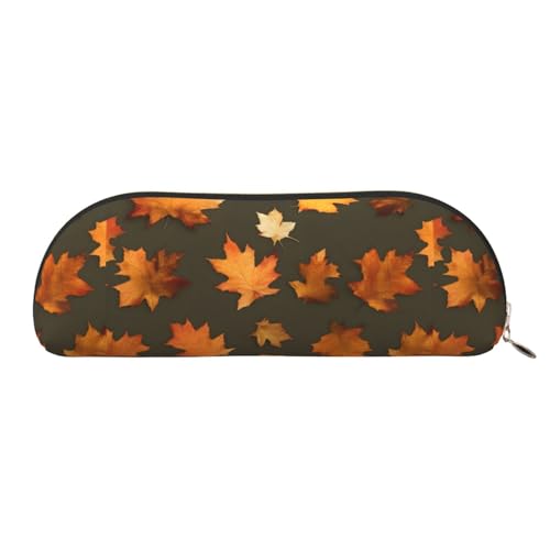 LJABCVNN Federmäppchen mit Herbst-Camoflauge-Druck, für Jungen und Mädchen, für Schule, Büro, Reisen, Schulanfang, gold, Einheitsgröße, Koffer von LJABCVNN