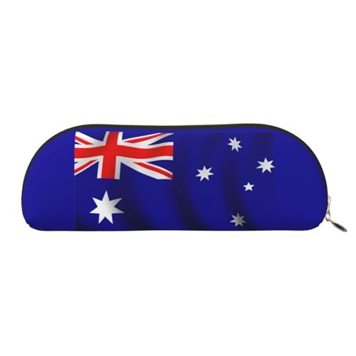 LJABCVNN Federmäppchen mit australischer Flagge, für Jungen und Mädchen, für Schule, Büro, Reisen, Schulanfang, gold, Einheitsgröße, Koffer von LJABCVNN