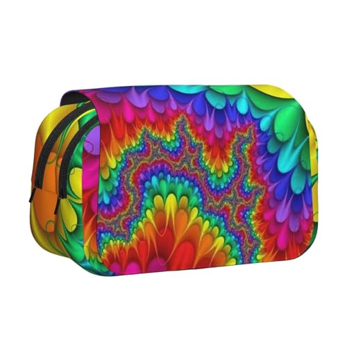 LJABCVNN Federmäppchen mit doppeltem Klappetui, 2-lagiges Federmäppchen mit Reißverschlusstaschen, für Jungen und Mädchen von LJABCVNN