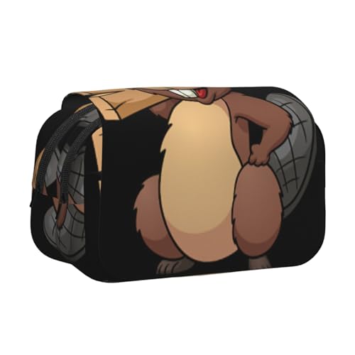 LJABCVNN Federmäppchen mit doppeltem Klappetui, 2-lagiges Federmäppchen mit Reißverschlusstaschen, für Jungen und Mädchen von LJABCVNN