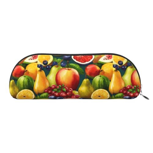 LJABCVNN Federmäppchen mit gesundem Lebensmitteldruck, für Jungen und Mädchen, für Schule, Büro, Reisen, Schulanfang, silber, Einheitsgröße, Koffer von LJABCVNN