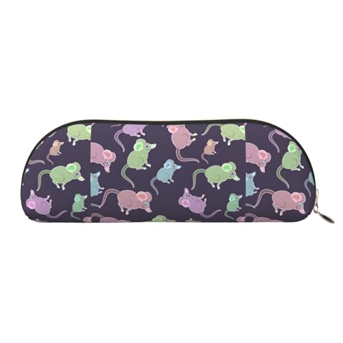 LJABCVNN Federmäppchen mit niedlichem Mausaufdruck, für Jungen und Mädchen, für Schule, Büro, Reisen, Schulanfang, gold, Einheitsgröße, Koffer von LJABCVNN