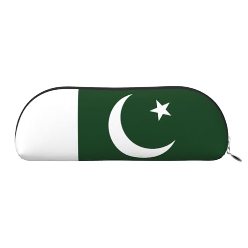 LJABCVNN Federmäppchen mit pakistanischer Flagge, bedruckt, für Jungen und Mädchen, für Schule, Büro, Reisen, Schulanfang, silber, Einheitsgröße, Koffer von LJABCVNN