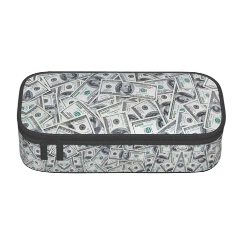 LJABCVNN Funny Dollar Money Print Multifunktionales Federmäppchen, Schreibwaren-Organizer-Box für Damen und Herren LJABCVNN Funny Dollar Money Print Multifunktionales Federmäppchen, Schreibwaren-Organizer-Box für Damen und Herren von LJABCVNN