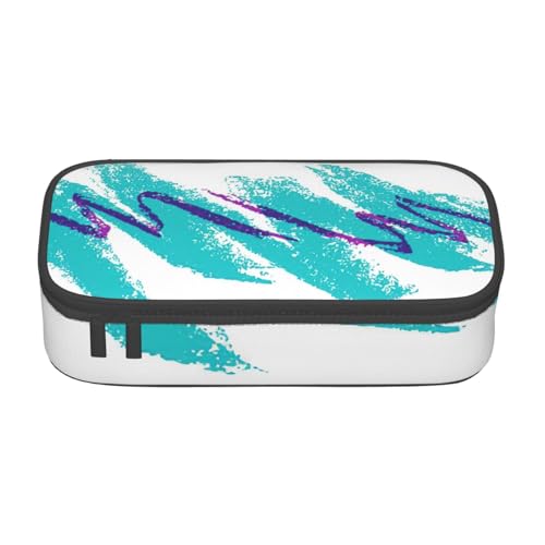 LJABCVNN Multifunktionales Federmäppchen mit 90er-Jahre-Tassen-Motiv, Schreibwaren-Organizer-Box für Damen und Herren von LJABCVNN