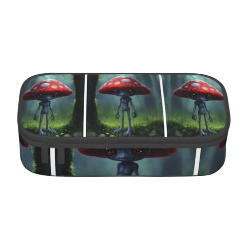 LJABCVNN Multifunktionales Federmäppchen mit Astronauten- und Alien-Druck, Schreibwaren-Organizer-Box für Damen und Herren von LJABCVNN
