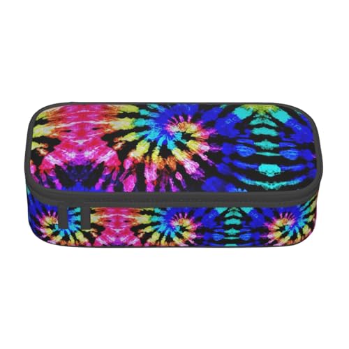 LJABCVNN Multifunktionales Federmäppchen mit Batikdruck, Schreibwaren-Organizer-Box für Damen und Herren LJABCVNN Multifunktionales Federmäppchen mit Batikdruck, Schreibwaren-Organizer-Box für Damen und Herren von LJABCVNN