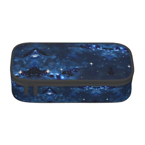 LJABCVNN Multifunktionales Federmäppchen mit Galaxie-Druck, Schreibwaren-Organizer-Box für Damen und Herren von LJABCVNN