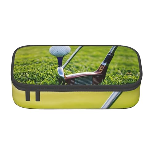 LJABCVNN Multifunktionales Federmäppchen mit Golfplatz-Druck, Schreibwaren-Organizer-Box für Damen und Herren LJABCVNN Multifunktionales Federmäppchen mit Golfplatz-Druck, Schreibwaren-Organizer-Box für Damen und Herren von LJABCVNN