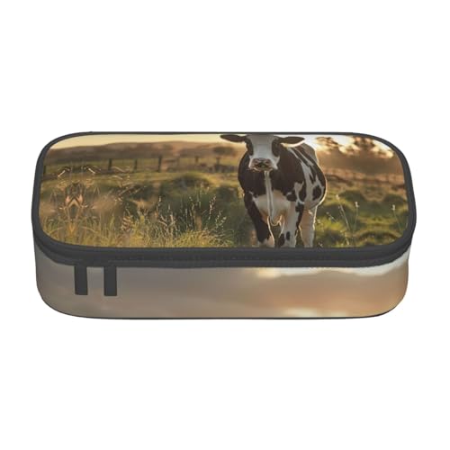 LJABCVNN Multifunktionales Federmäppchen mit Kuhmotiv, Schreibwaren-Organizer-Box für Damen und Herren LJABCVNN Multifunktionales Federmäppchen mit Kuhmotiv, Schreibwaren-Organizer-Box für Damen und Herren von LJABCVNN