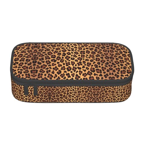 LJABCVNN Multifunktionales Federmäppchen mit Leopardenmuster, Schreibwaren-Organizer-Box für Damen und Herren LJABCVNN Multifunktionales Federmäppchen mit Leopardenmuster, Schreibwaren-Organizer-Box für Damen und Herren von LJABCVNN