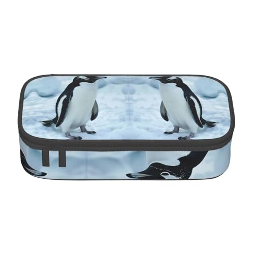 LJABCVNN Multifunktionales Federmäppchen mit Pinguin-Druck, Schreibwaren-Organizer-Box für Damen und Herren LJABCVNN Multifunktionales Federmäppchen mit Pinguin-Druck, Schreibwaren-Organizer-Box für Damen und Herren von LJABCVNN