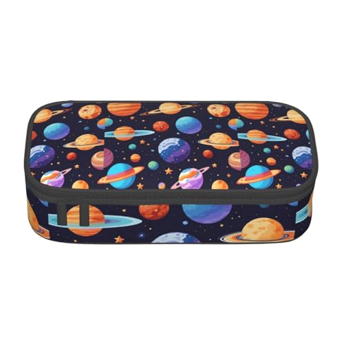 LJABCVNN Multifunktionales Federmäppchen mit Planetenmuster, Schreibwaren-Organizer-Box für Damen und Herren LJABCVNN Multifunktionales Federmäppchen mit Planetenmuster, Schreibwaren-Organizer-Box für Damen und Herren von LJABCVNN
