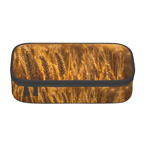 LJABCVNN Multifunktionales Federmäppchen mit Weizenfelddruck, Schreibwaren-Organizer-Box für Damen und Herren LJABCVNN Multifunktionales Federmäppchen mit Weizenfelddruck, Schreibwaren-Organizer-Box für Damen und Herren von LJABCVNN