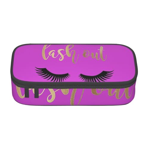 LJABCVNN Multifunktionales Federmäppchen mit Wimperndruck, Schreibwaren-Organizer-Box für Damen und Herren von LJABCVNN