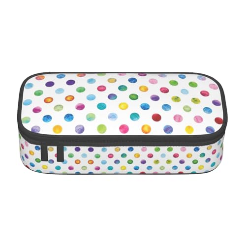 LJABCVNN Multifunktionales Federmäppchen mit blauem Punktemuster, Schreibwaren-Organizer-Box für Damen und Herren LJABCVNN Multifunktionales Federmäppchen mit blauem Punktemuster, Schreibwaren-Organizer-Box für Damen und Herren von LJABCVNN