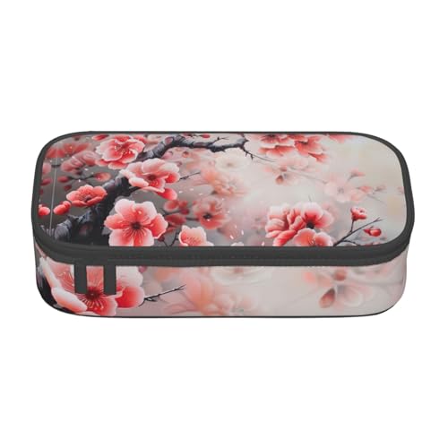 LJABCVNN Multifunktionales Federmäppchen mit japanischem Kirschblumen-Druck, Schreibwaren-Organizer-Box für Damen und Herren LJABCVNN Multifunktionales Federmäppchen mit japanischem Kirschblumen-Druck, Schreibwaren-Organizer-Box für Damen und Herren von LJABCVNN