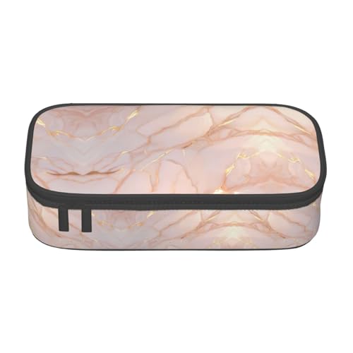 LJABCVNN Multifunktionales Federmäppchen mit rotgoldenem Marmor-Druck, Schreibwaren-Organizer-Box für Damen und Herren LJABCVNN Multifunktionales Federmäppchen mit rotgoldenem Marmor-Druck, Schreibwaren-Organizer-Box für Damen und Herren von LJABCVNN