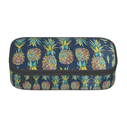 LJABCVNN Multifunktionales Federmäppchen mit tropischen Früchten, Ananas-Druck, Schreibwaren-Organizer-Box für Damen und Herren LJABCVNN Multifunktionales Federmäppchen mit tropischen Früchten, Ananas-Druck, Schreibwaren-Organizer-Box für Damen und Herren von LJABCVNN