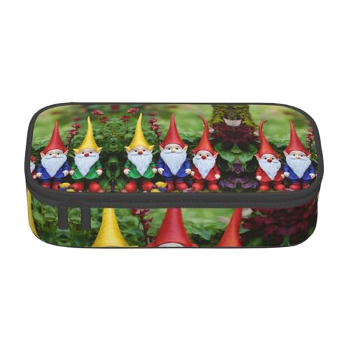 LJABCVNN Multifunktionales Federmäppchen mit weihnachtlichem Zwergen-Druck, Schreibwaren-Organizer-Box für Damen und Herren LJABCVNN Multifunktionales Federmäppchen mit weihnachtlichem Zwergen-Druck, Schreibwaren-Organizer-Box für Damen und Herren von LJABCVNN
