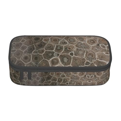 LJABCVNN Petoskey Multifunktionales Federmäppchen mit Steindruck, Schreibwaren-Organizer-Box für Damen und Herren LJABCVNN Petoskey Multifunktionales Federmäppchen mit Steindruck, Schreibwaren-Organizer-Box für Damen und Herren von LJABCVNN