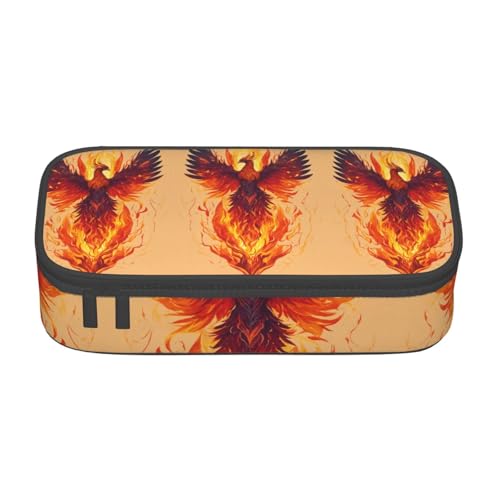 LJABCVNN Phoenix Print Multifunktionales Federmäppchen, Schreibwaren-Organizer-Box für Damen und Herren von LJABCVNN