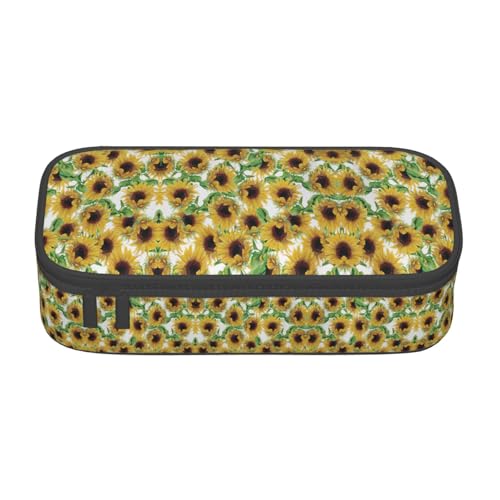 LJABCVNN Sunflower.1 Multifunktionales Federmäppchen, Schreibwaren-Organizer-Box für Damen und Herren LJABCVNN Sunflower.1 Multifunktionales Federmäppchen, Schreibwaren-Organizer-Box für Damen und Herren von LJABCVNN