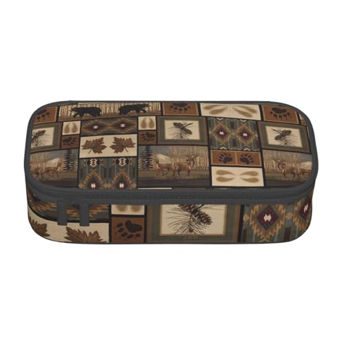 LJABCVNN Wilde Tiere Retro Bauernhaus Druck Multifunktional Federmäppchen Schreibwaren Organizer Box für Damen und Herren LJABCVNN Wilde Tiere Retro Bauernhaus Druck Multifunktional Federmäppchen Schreibwaren Organizer Box für Damen und Herren von LJABCVNN