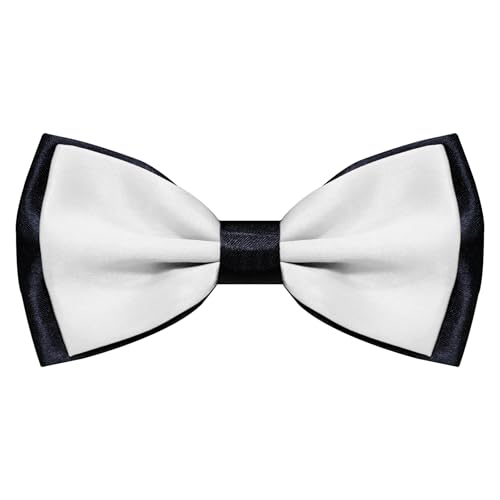 LJBFNN Fliege für Herren, zum Anklippen, vorgebunden, verstellbar, Smoking, Herren-Fliege, formelle Hochzeit, Party, Weiss/opulenter Garten, 4.72"x2.36" LJBFNN Fliege für Herren, zum Anklippen, vorgebunden, verstellbar, Smoking, Herren-Fliege, formelle Hochzeit, Party, Weiss/opulenter Garten, 4.72"x2.36" von LJBFNN