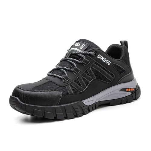 LJCCHM Sicherheitstrainer Für Männer, Verschleißfeste, Bruchsichere Trainer Mit Stahlkappe, Outdoor-Schuhe, Durchstichsichere, rutschfeste, Atmungsaktive Arbeitsschuhe,Schwarz,39 LJCCHM Sicherheitstrainer Für Männer, Verschleißfeste, Bruchsichere Trainer Mit Stahlkappe, Outdoor-Schuhe, Durchstichsichere, rutschfeste, Atmungsaktive Arbeitsschuhe,Schwarz,39 von LJCCHM