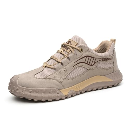 Sicherheitssneaker, leichte, durchstichsichere Sneaker mit Stahlkappe, gepolsterte, modische, atmungsaktive und Bequeme Arbeitsschuhe,Messing,37 Sicherheitssneaker, leichte, durchstichsichere Sneaker mit Stahlkappe, gepolsterte, modische, atmungsaktive und Bequeme Arbeitsschuhe,Messing,37 von LJCCHM
