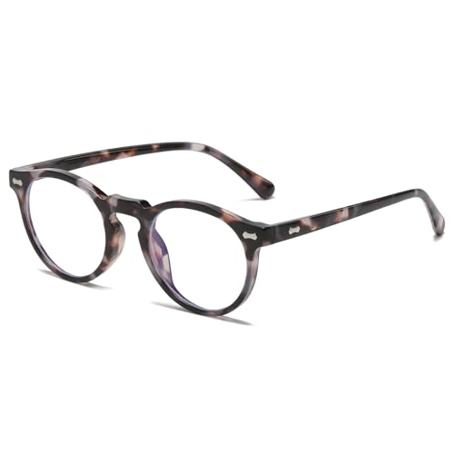 LJCZKA Blaulichtfilter Brille Rund Herren Damen, Runde Brille Ohne Stärke Retro Anti Blaulicht Brille Rund Computerbrille LJCZKA Blaulichtfilter Brille Rund Herren Damen, Runde Brille Ohne Stärke Retro Anti Blaulicht Brille Rund Computerbrille von LJCZKA