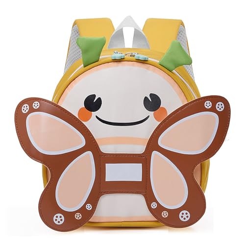 LJCZKA Kleinkind Rucksack Biene für Mädchen, Niedlich Kinderrucksack mit Brustgurt Vorschulrucksack Kindergarten Wasserdicht für 1-6 Jahre von LJCZKA