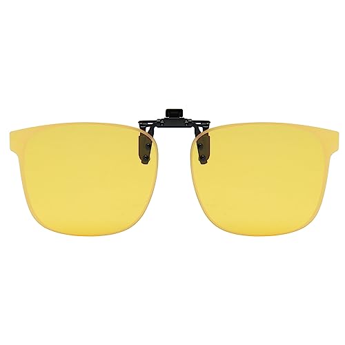 LJCZKA Polarisierte Sonnenbrille Clip Herren Damen, Sonnenbrille mit Clip für Brillenträger Polarisiert Clip auf Sonnenbrillen UV-Schutz von LJCZKA