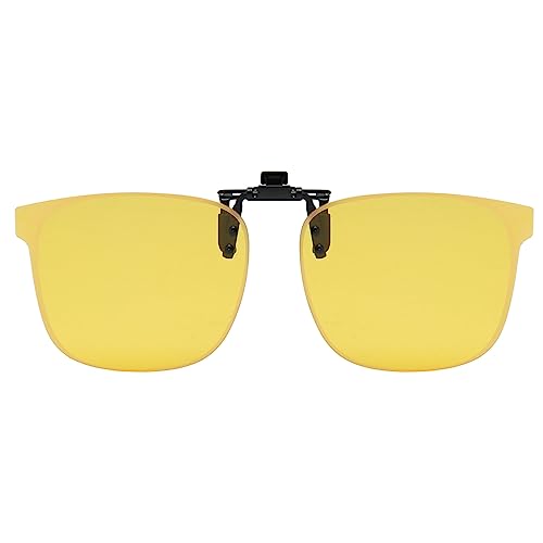 LJCZKA Polarisierte Sonnenbrille Clip Herren Damen, Sonnenbrille mit Clip für Brillenträger Polarisiert Clip auf Sonnenbrillen UV-Schutz von LJCZKA