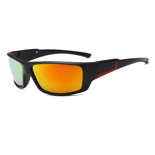 LJCZKA Polarisierte Sport-Sonnenbrille für Herren und Damen UV400 Schutz Fahrradbrille zum Angeln,Laufen,Fahren von LJCZKA