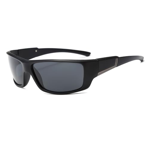 LJCZKA Polarisierte Sport-Sonnenbrille für Herren und Damen UV400 Schutz Fahrradbrille zum Angeln,Laufen,Fahren von LJCZKA