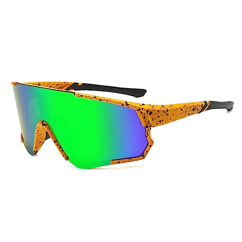 LJCZKA Sonnenbrille Sport Herren Damen, Radsport Sonnenbrille Fahrradbrille Sportsonnenbrillen für Radbrille MTB UV-Schutz von LJCZKA