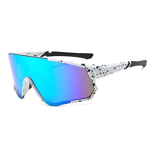 LJCZKA Sonnenbrille Sport Herren Damen, Radsport Sonnenbrille Fahrradbrille Sportsonnenbrillen für Radbrille MTB UV-Schutz von LJCZKA