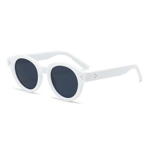 LJCZKA Vintage Runde Sonnenbrille-Klassisch Retro Sonnenbrille Rund für Herren Damen mit UV400 Schutz von LJCZKA