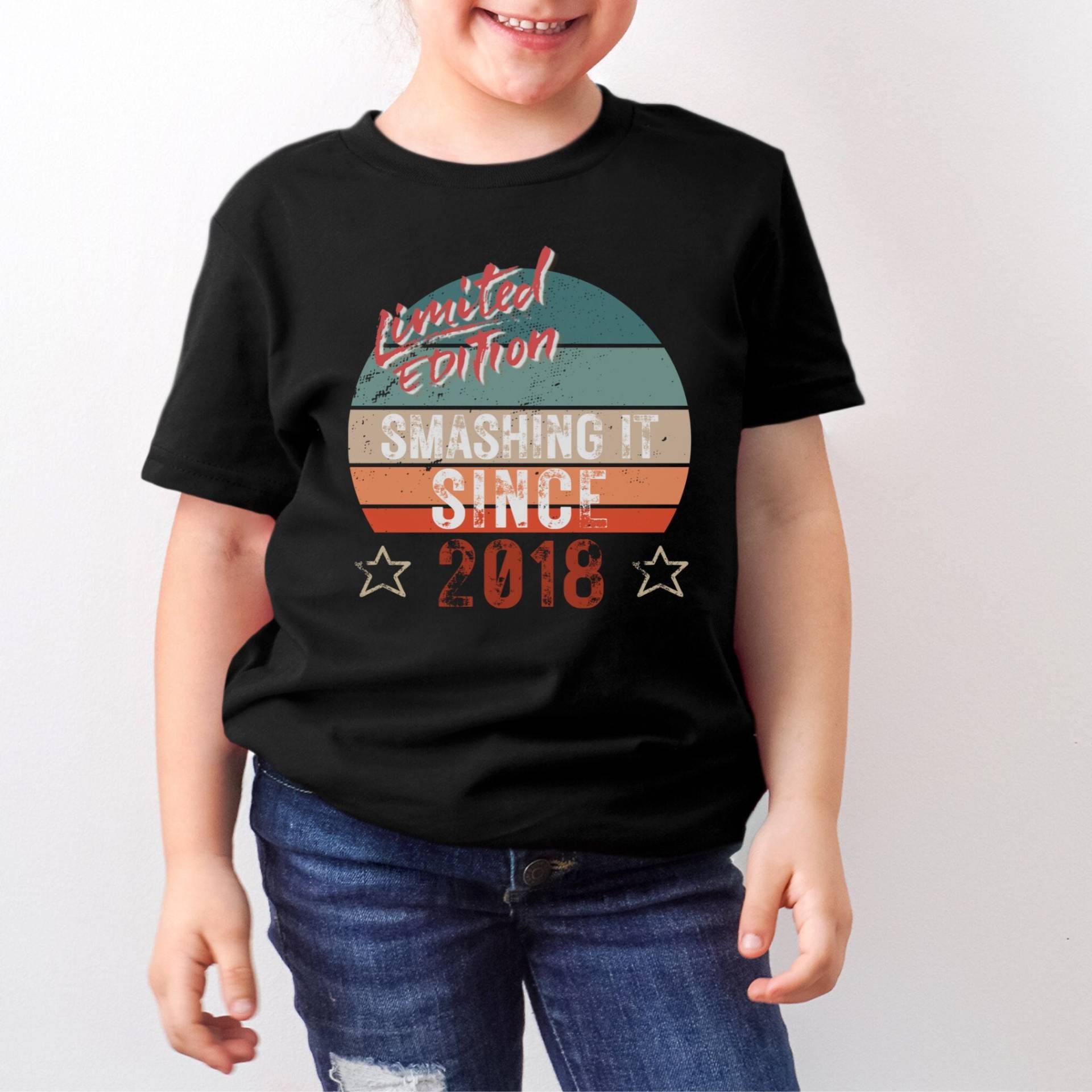 5. Geburtstagsgeschenk Geburtstag T Shirt Smashing It Since 2018 Limited Edition Shirts Für Jungen Mädchen Kinder von LJCustomTeesDesign