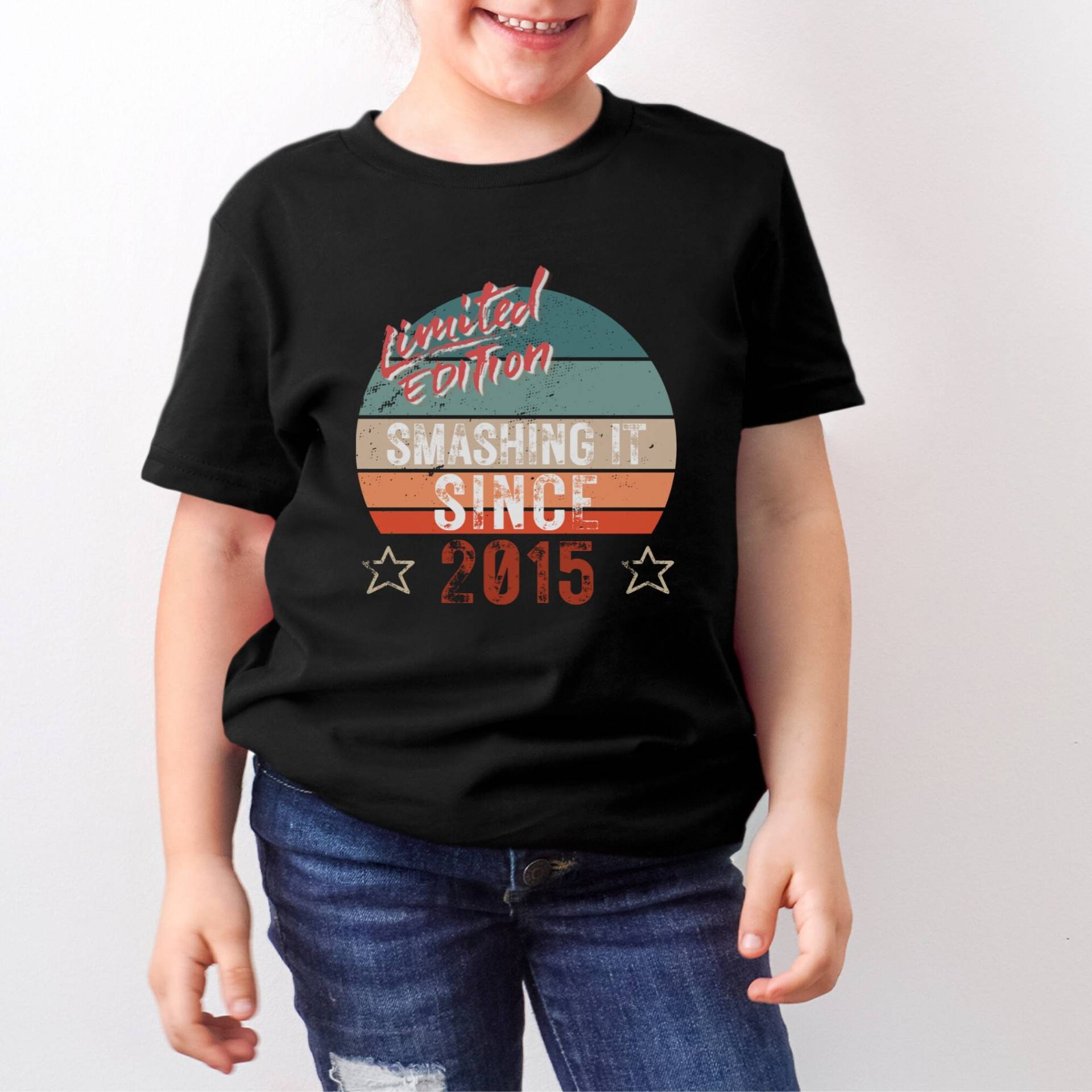 8. Geburtstag T Shirt, Smashing It Since 2015 Limited Edition, Shirt Für Kinder Achten Geburtstag, Geboren in 2015, Geschenk Jungen von LJCustomTeesDesign