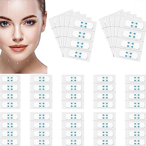 100 stücke Facelifting Aufkleber, Facelifting Klebeband Unsichtbare Dünne Gesichtsaufkleber V-Form Facelifting Klebeband Make-up Facelifting Werkzeuge für Gesicht von LJFEA