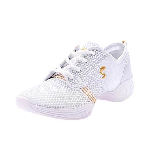 LJFIWY Jazz-Tanz-Sneaker für Damen, Tanzschuhe für Damen, Plattform-Tanz-Sneaker, leicht und atmungsaktiv, bequem und atmungsaktiv, geeignet für Jazz, Street Jazz, Tanztraining LJFIWY Jazz-Tanz-Sneaker für Damen, Tanzschuhe für Damen, Plattform-Tanz-Sneaker, leicht und atmungsaktiv, bequem und atmungsaktiv, geeignet für Jazz, Street Jazz, Tanztraining von LJFIWY