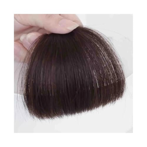 Pony-Haarverlängerung Clip-In-Pony-Haarteil for Frauen, 100% Echthaar, glattes Haar, for den täglichen Gebrauch für Frauen(Dark Brown) von LJHFG63KUYT