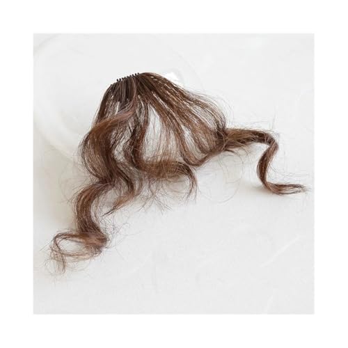 Pony-Haarverlängerung Synthetische Perücke Frauen süße Wolle Curl Fake Pony Perücke Stirn flauschige Haarverlängerung Stück für Frauen(Light brown) von LJHFG63KUYT